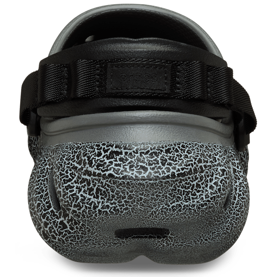 Slate Grey Echo Crackle Clog - Back - Crocs