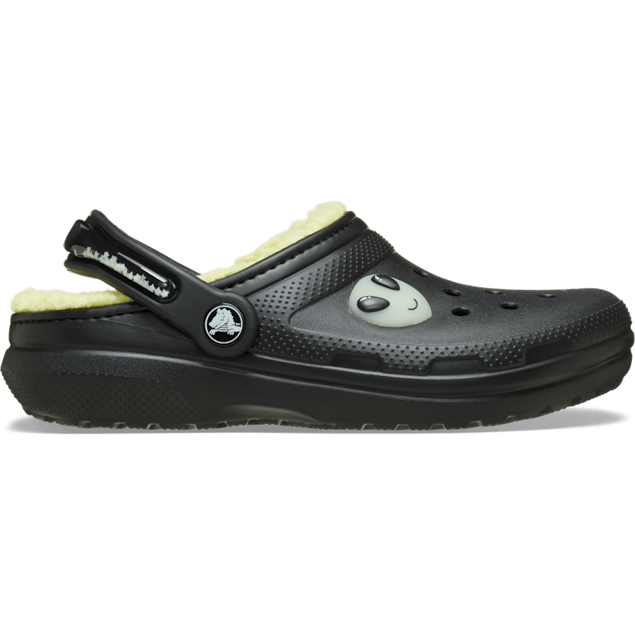 Black Kids' Classic Lined Alien Clog - Side - Crocs