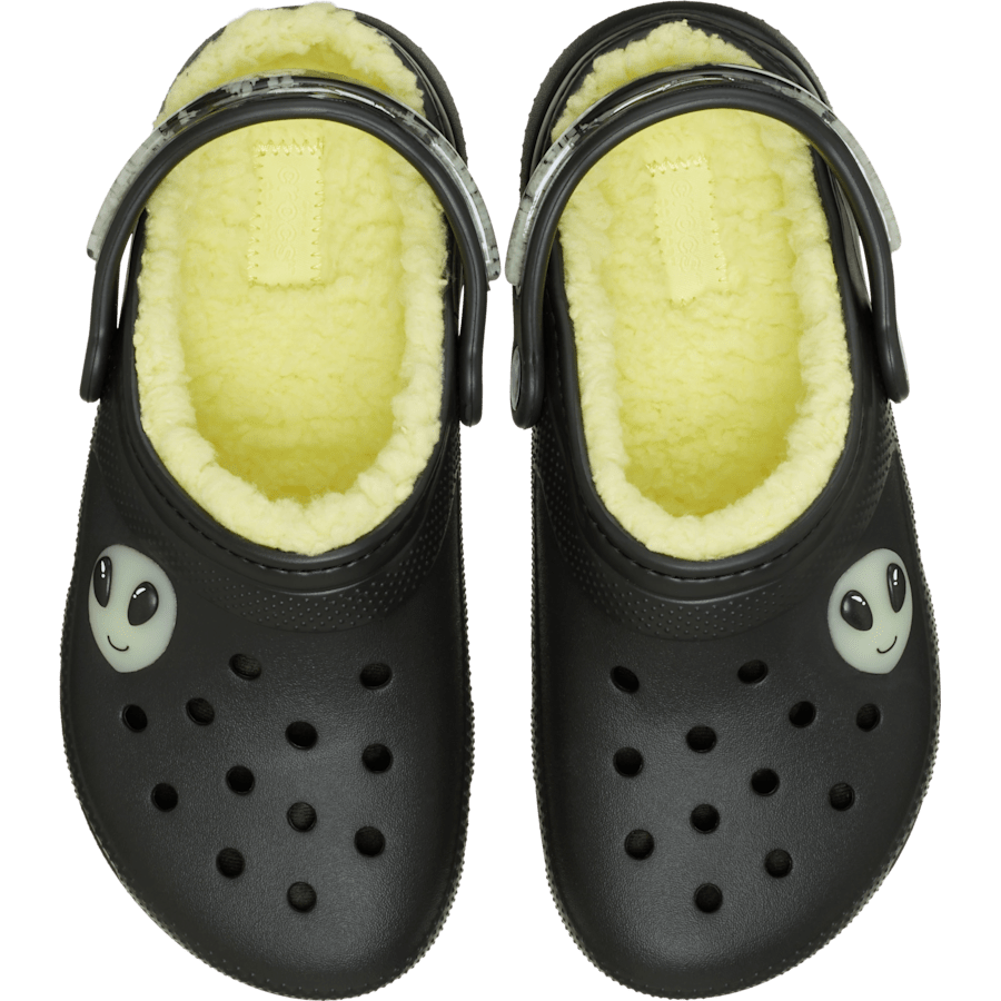 Black Kids' Classic Lined Alien Clog - Top - Crocs