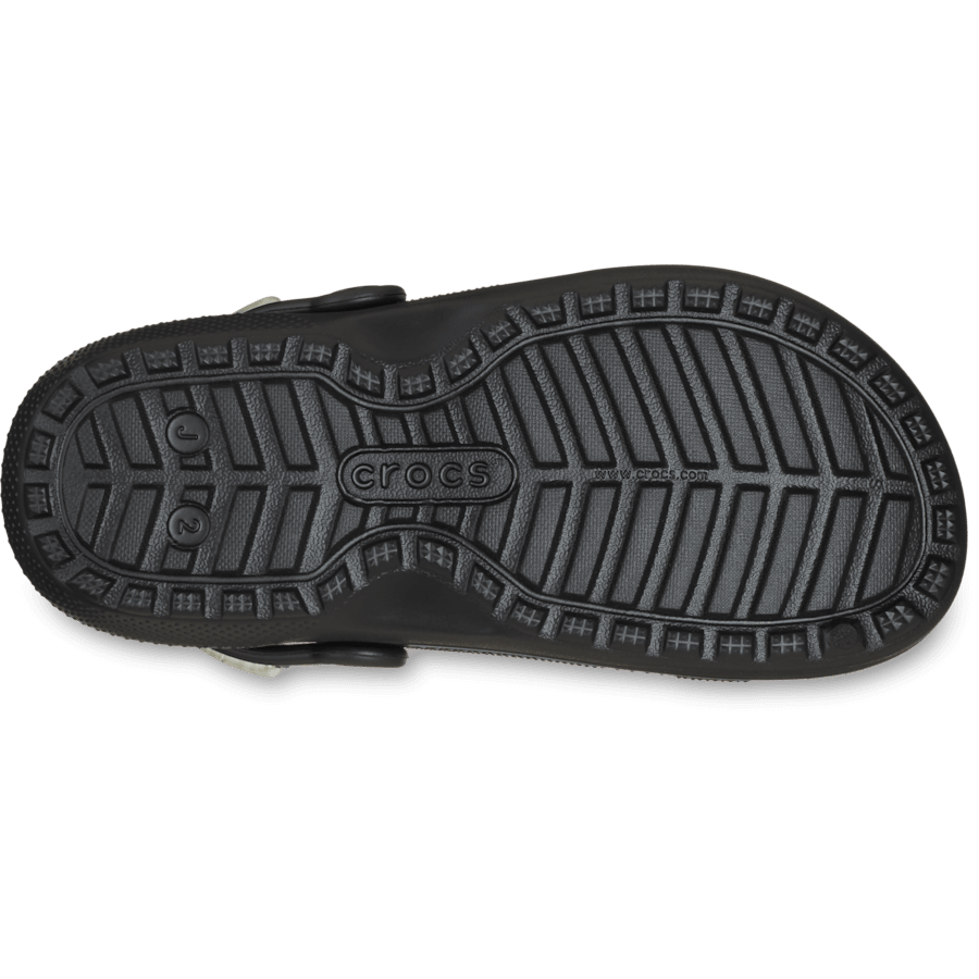 Black Kids' Classic Lined Alien Clog - Bottom - Crocs