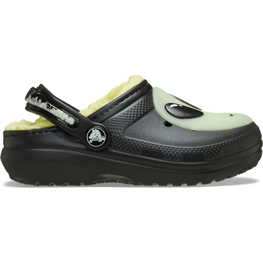 Black Toddler Classic Lined Alien Clog - Side - Crocs