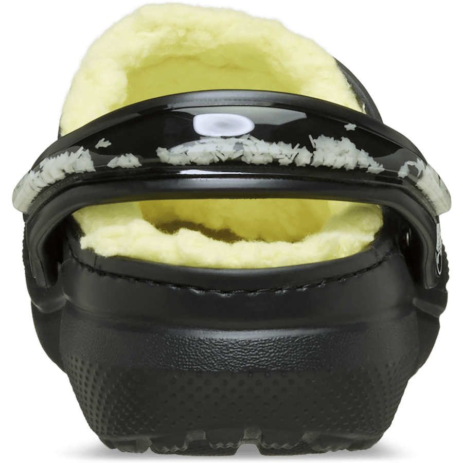 Black Toddler Classic Lined Alien Clog - Back - Crocs