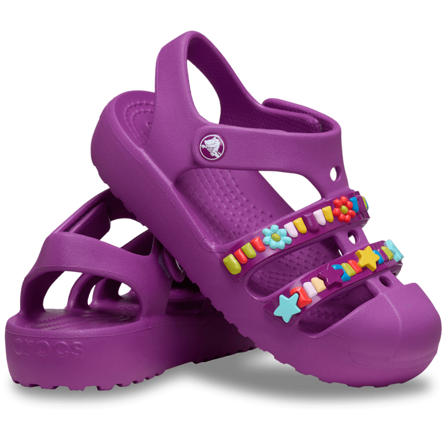 Grapeberry Toddler Classic Beaded Fisherman - Pair - Crocs
