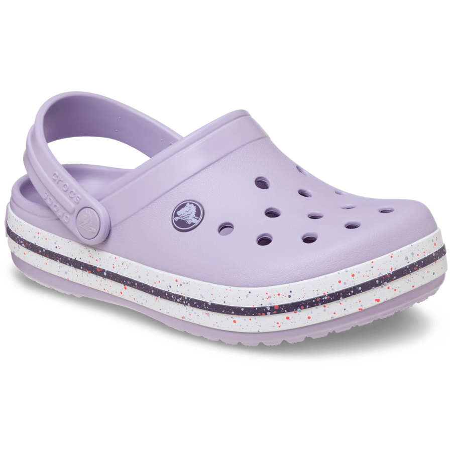 Colour Kid's Crocband Speckled Band Clog - Angle - Crocs