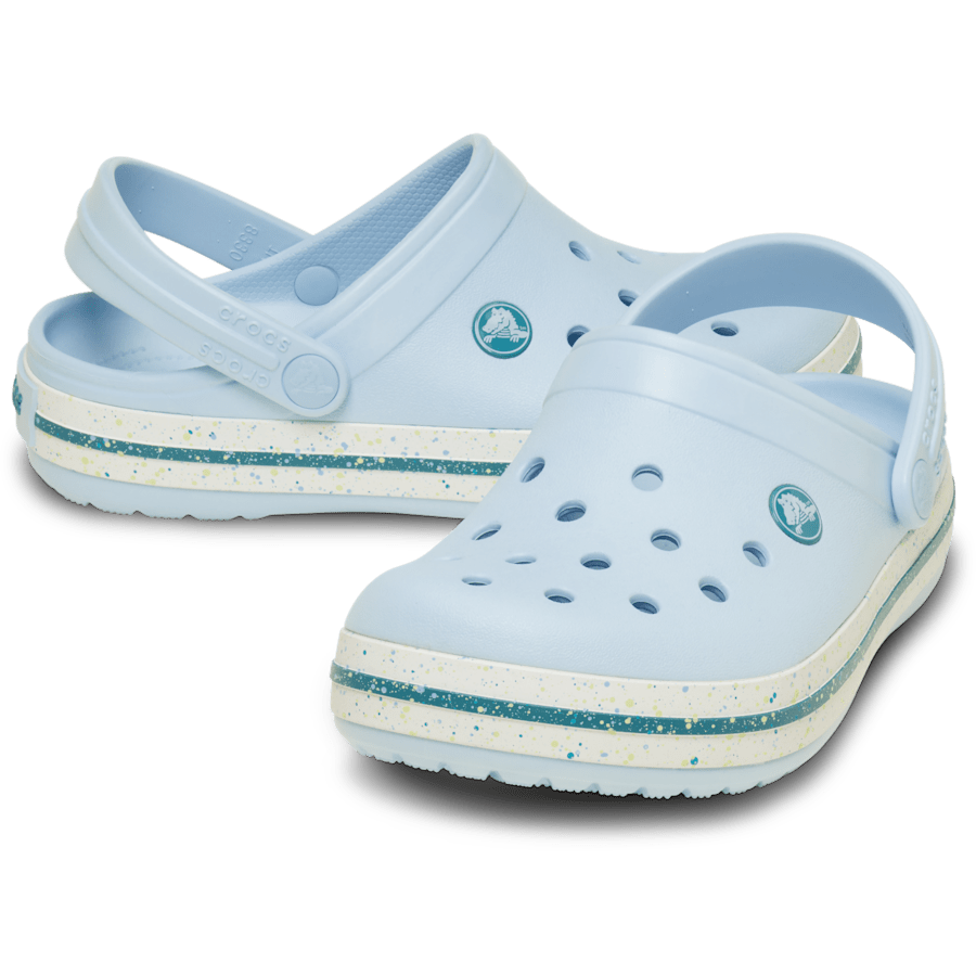Blue Frost Toddler Crocband Speckled Band Clog - Pair - Crocs