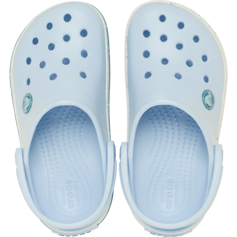 Blue Frost Toddler Crocband Speckled Band Clog - Top - Crocs