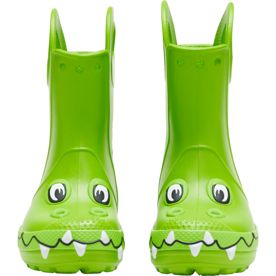 Crocs Green Kids' Handle It Duke Rain Boot - Front - Crocs