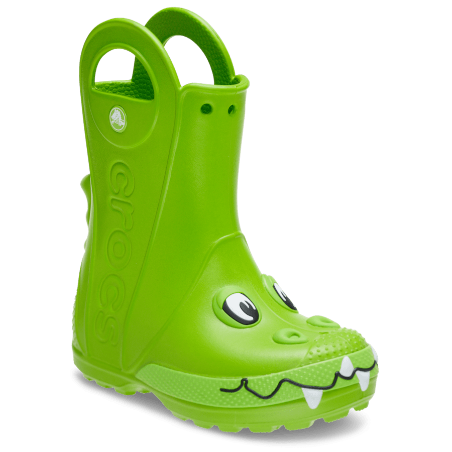 Crocs Green Toddler Handle It Duke Rain Boot - Angle - Crocs