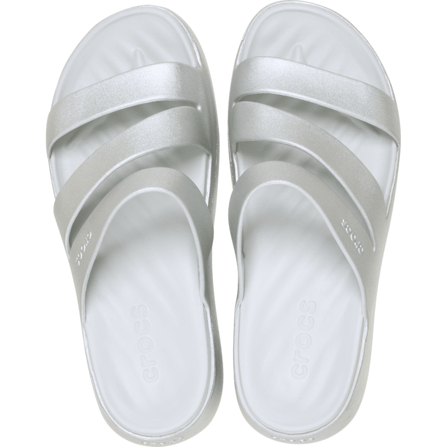 Colour Getaway Strappy Metallic Sandal - Top - Crocs