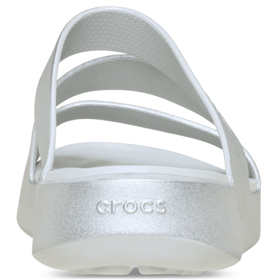 Colour Getaway Strappy Metallic Sandal - Back - Crocs