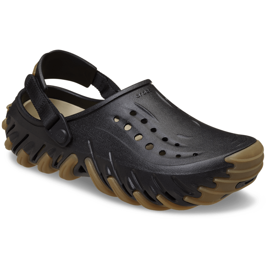 Black Echo Gum RO Clog - Angle - Crocs