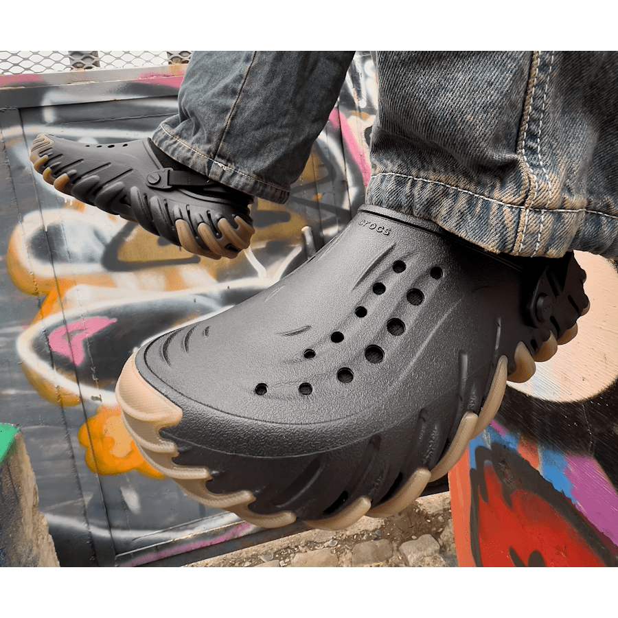 Black Echo Gum RO Clog - Style - Crocs
