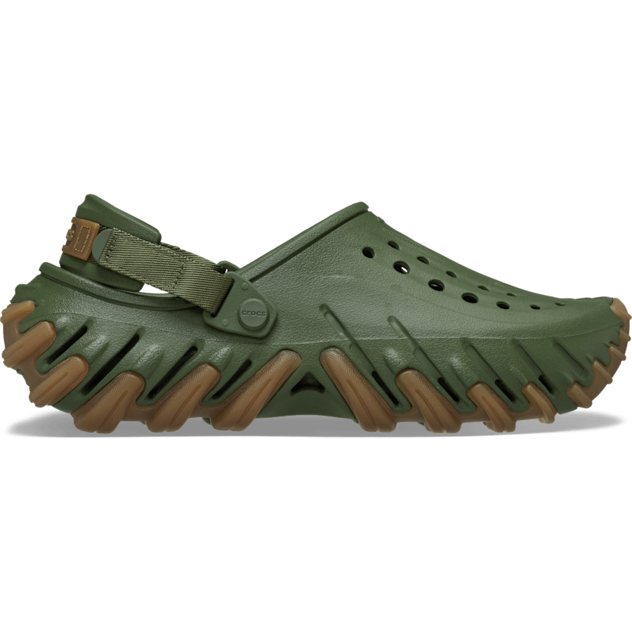 Army Green Echo Gum RO Clog - Side - Crocs