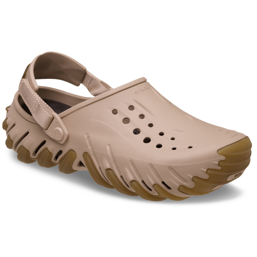 Pink Caramel Echo Gum RO Clog - Angle - Crocs
