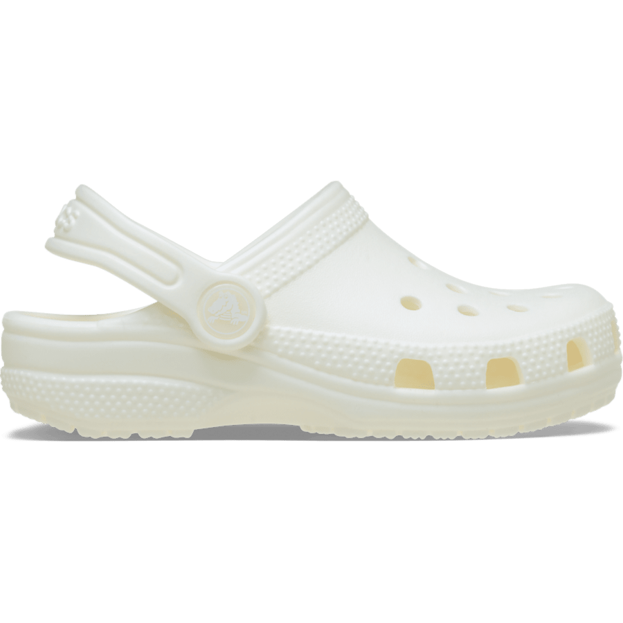 Glow Green Toddler Classic Glow Clog - Side - Crocs