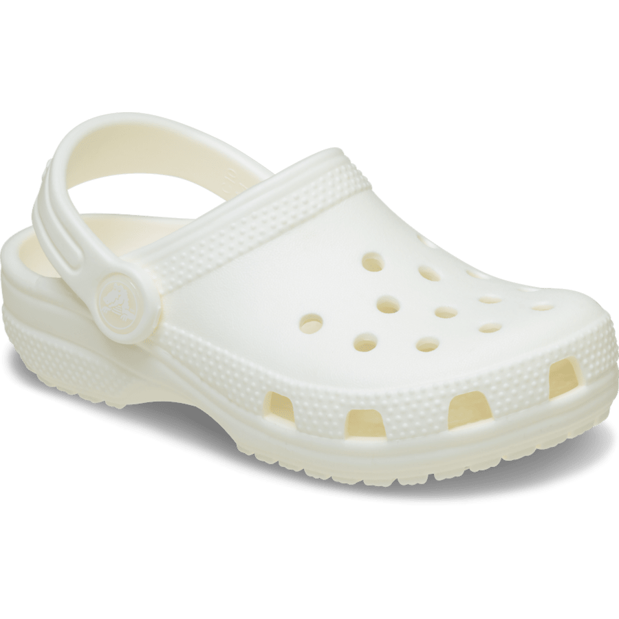 Glow Green Toddler Classic Glow Clog - Angle - Crocs