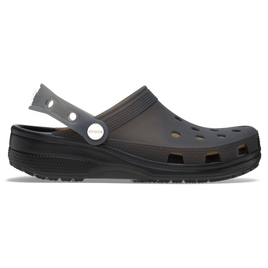 Black / Multi Classic Frosted Backstrap Clog - Side - Crocs