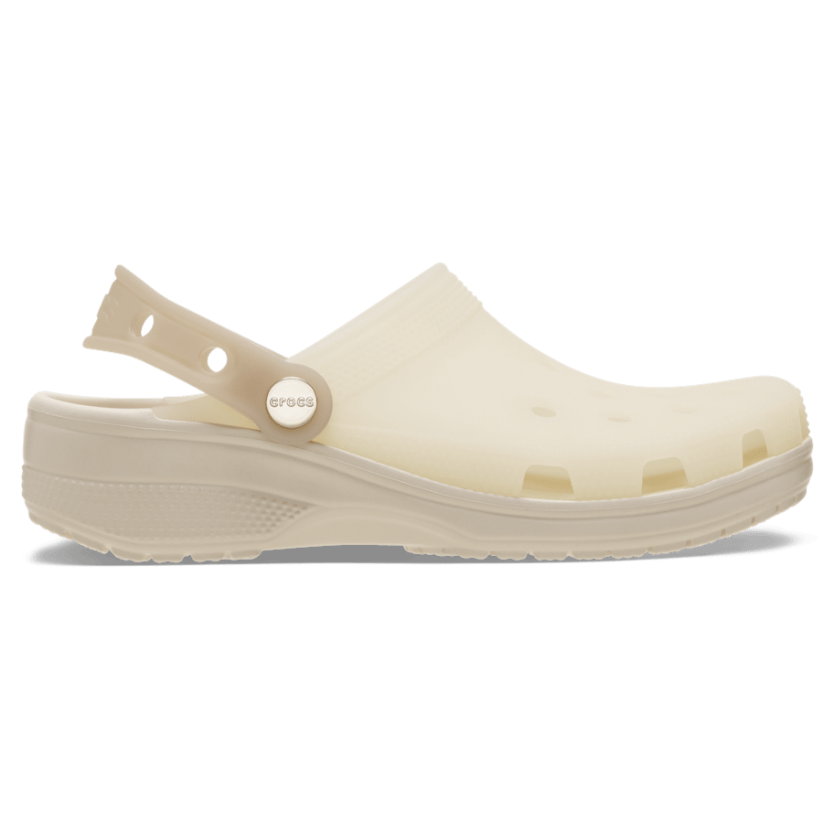 Almond Tint / Multi Classic Frosted Backstrap Clog - Side - Crocs
