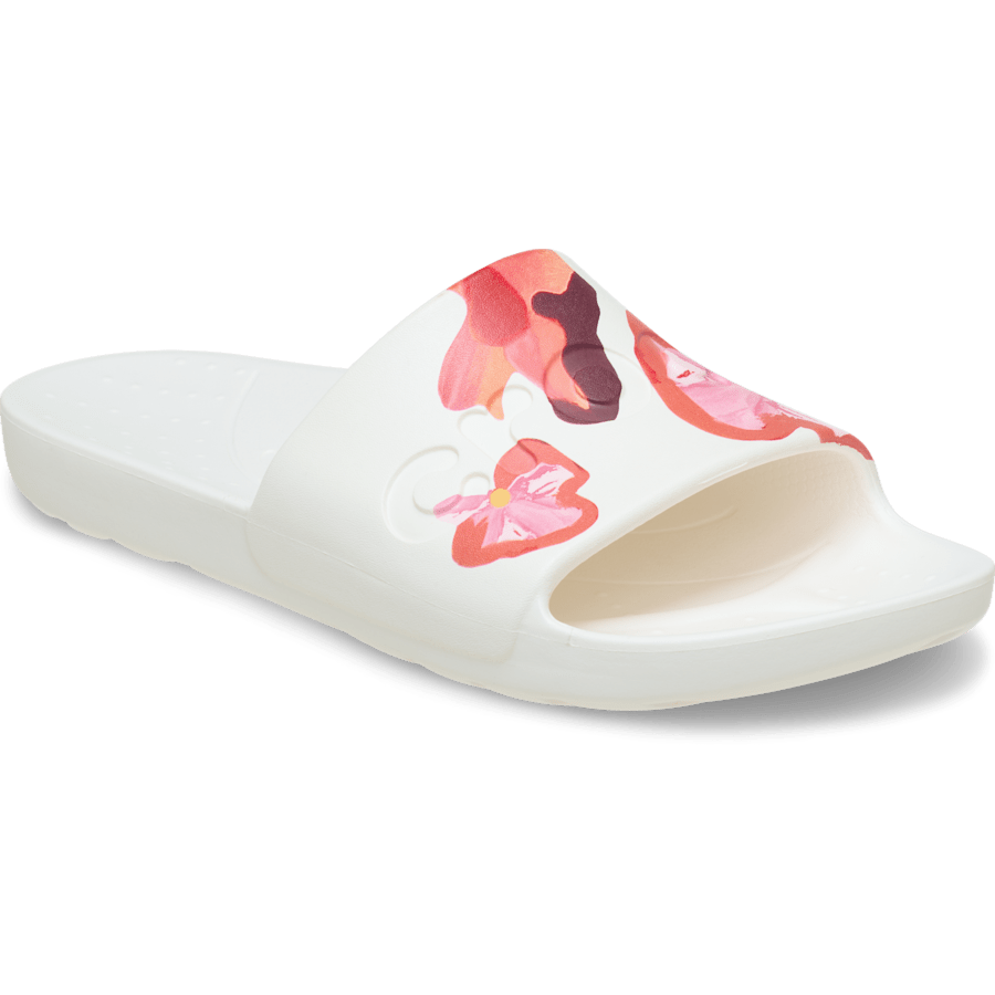 Crocs Painted Floral Slide