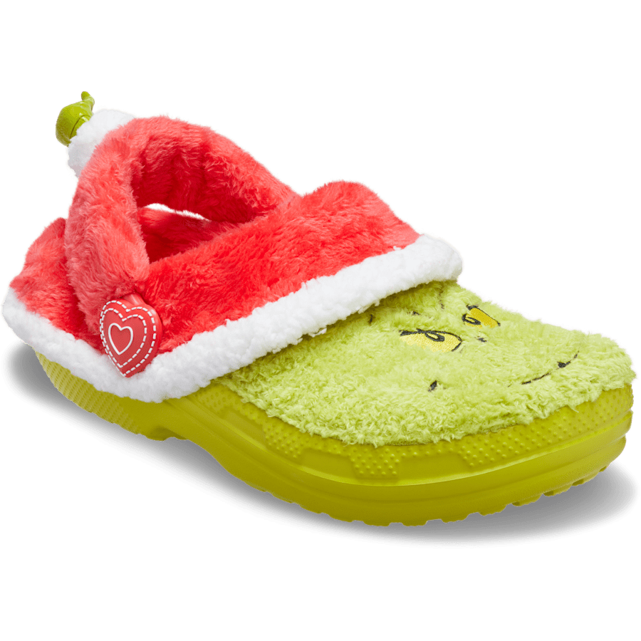 Multi The Grinch Classic Lined Clog - Angle - Crocs