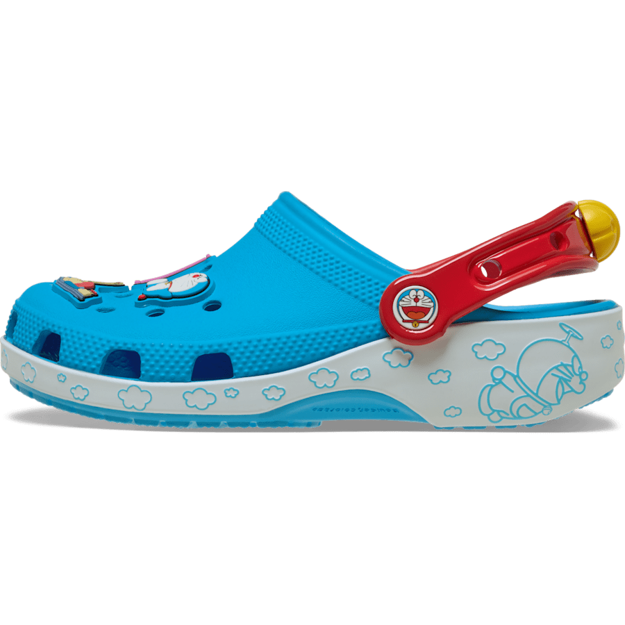 Multi Kids Doraemon Classic Clog - Side - Crocs