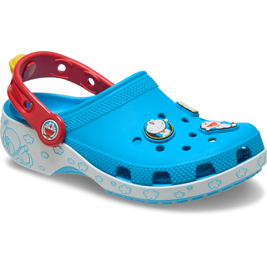 Multi Kids Doraemon Classic Clog - Angle - Crocs