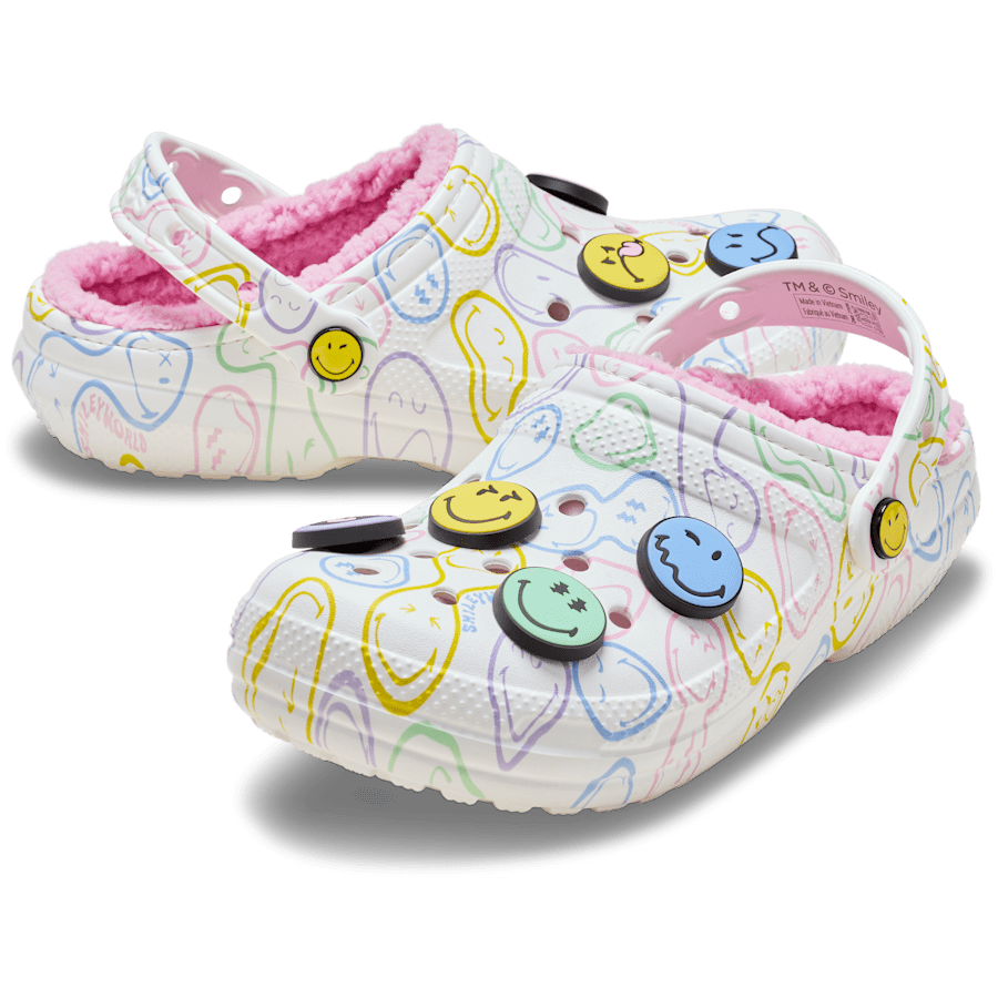 Multi SmileyWorld® Classic Lined Clog - Paar - Crocs