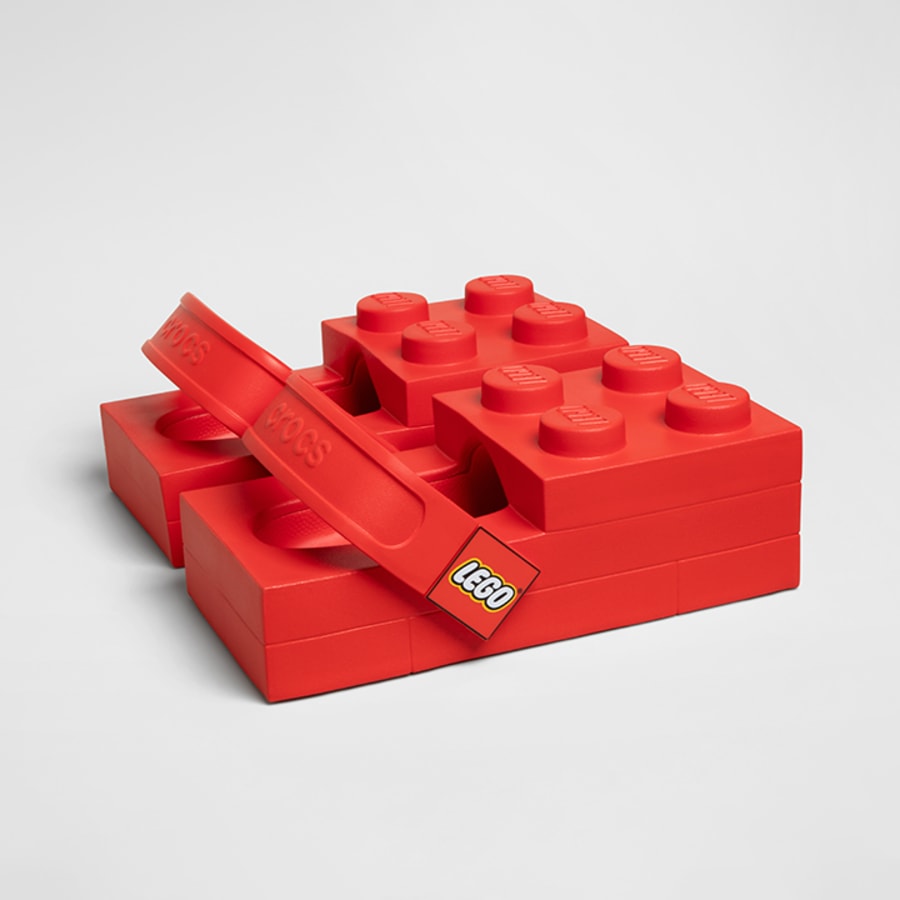 Bright Red LEGO® Brick Clog - Pair - Crocs
