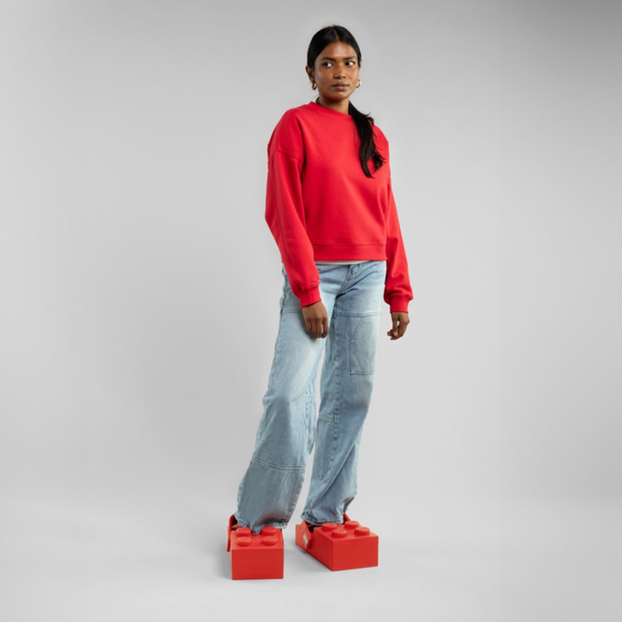 Bright Red LEGO® Brick Clog - Lifestyle - Crocs