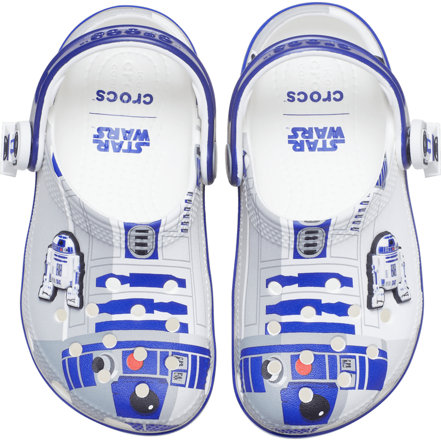 Multi STAR WARS™ R2-D2 Toddler Classic Clog - Side - Crocs
