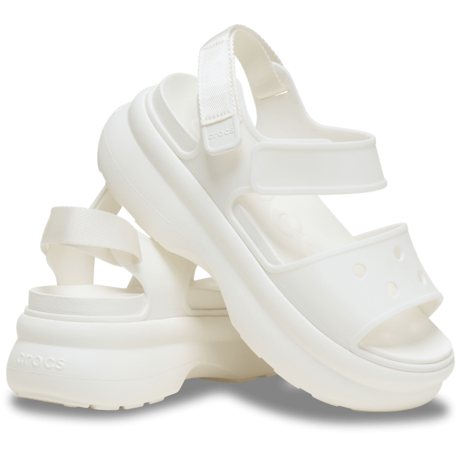 Crocs Soho Y-Strap Sandal — Chalk