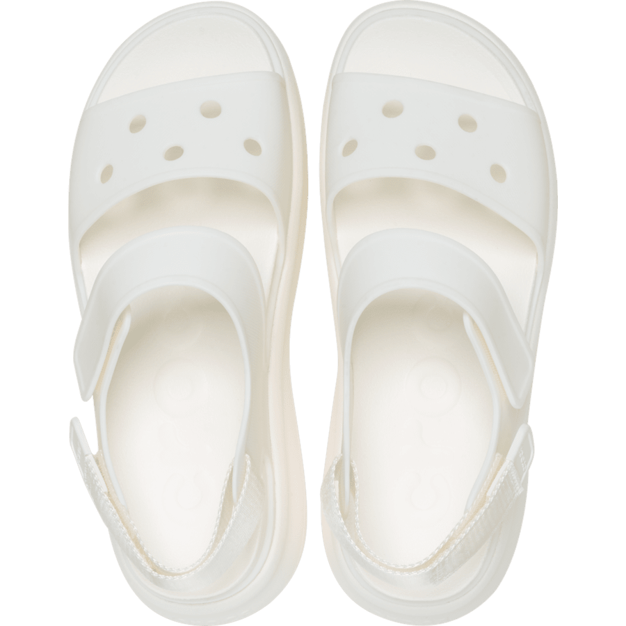 Crocs Soho Y-Strap Sandal — Chalk