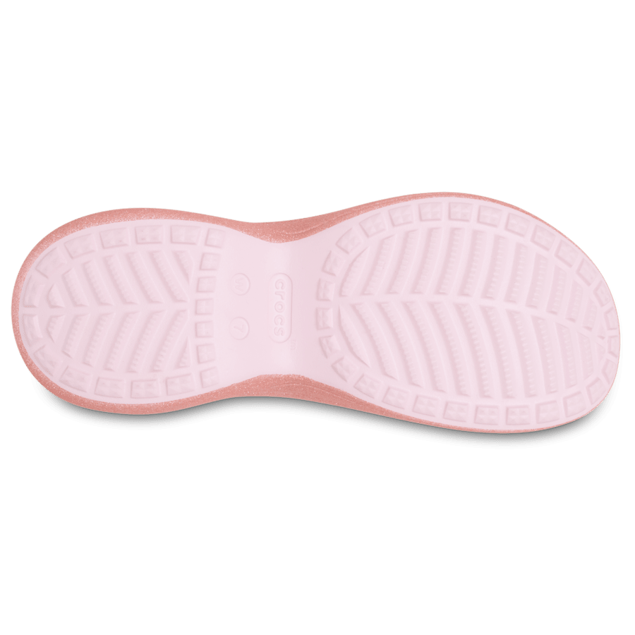 Pink Milk Bae Glitter Slide - Bottom - Crocs