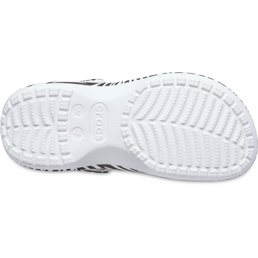 Zebra Classic Platform Animal Clog - Bottom - Crocs
