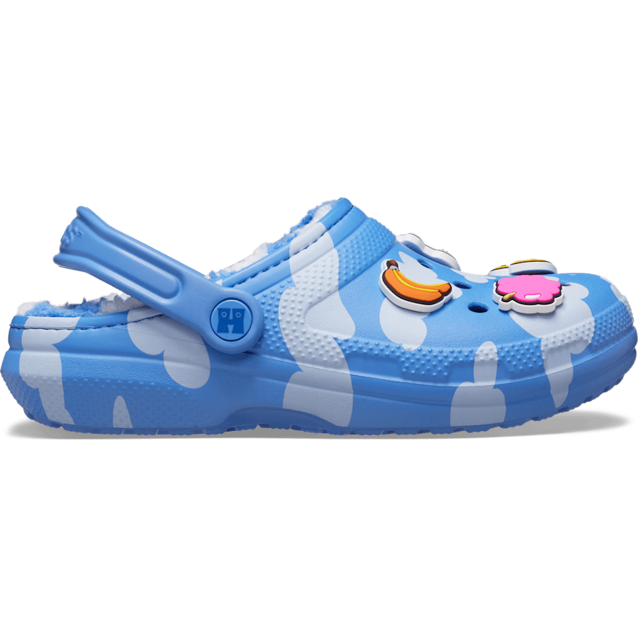 Powder Blue Happy Socks X Crocs Classic Lined Clog - Side - Crocs
