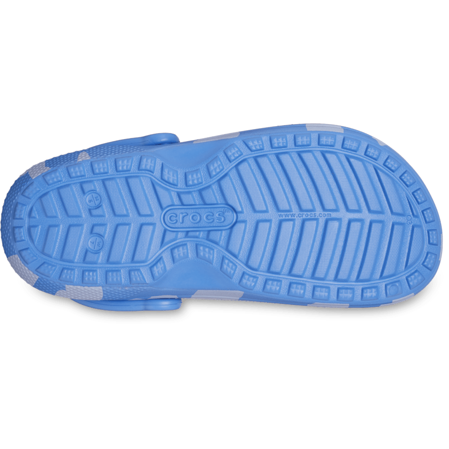 Powder Blue Happy Socks X Crocs Classic Lined Clog - Bottom - Crocs