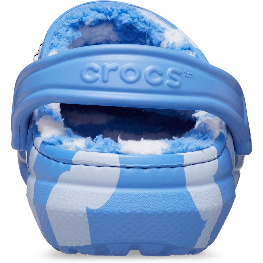 Powder Blue Happy Socks X Crocs Classic Lined Clog - Back - Crocs