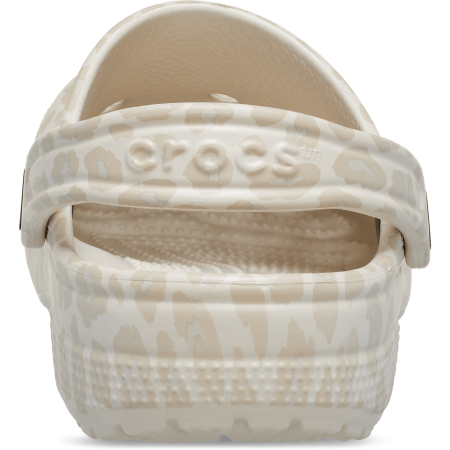 Almond Tint/Leopard Classic Animal Clog - Zurück - Crocs