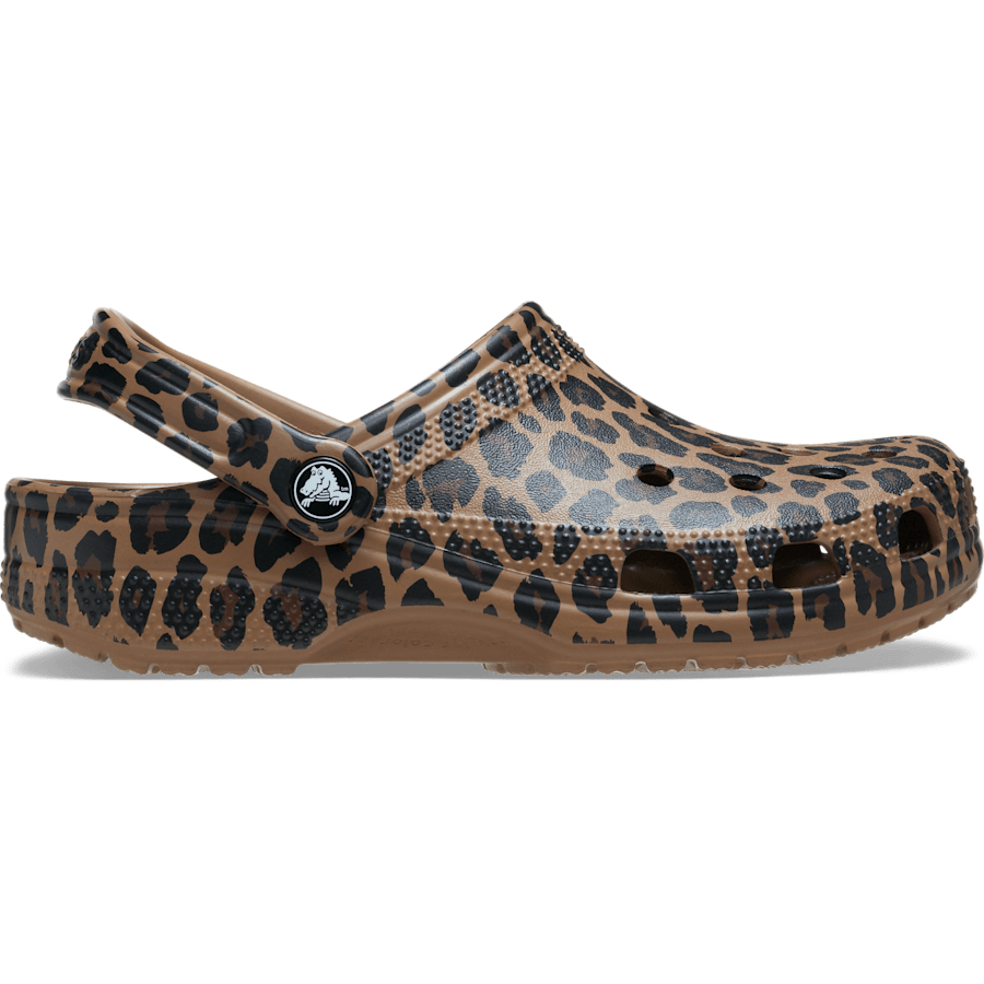 Sepia / Leopard Classic Animal Clog - Side - Crocs