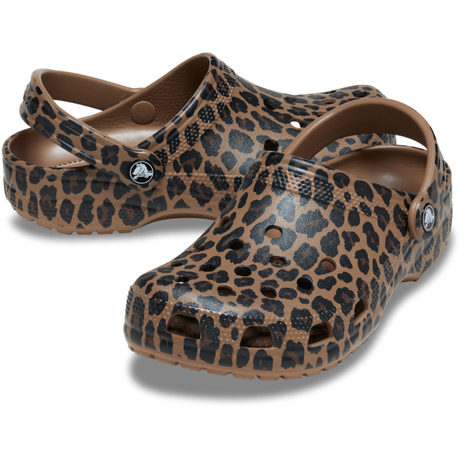 Sepia / Leopard Classic Animal Clog - Pair - Crocs