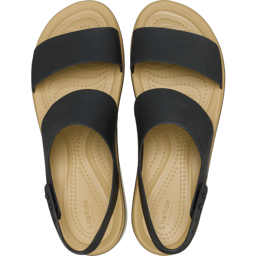 Colour Brooklyn Low Wedge Matte Wrap Sandal - Top - Crocs