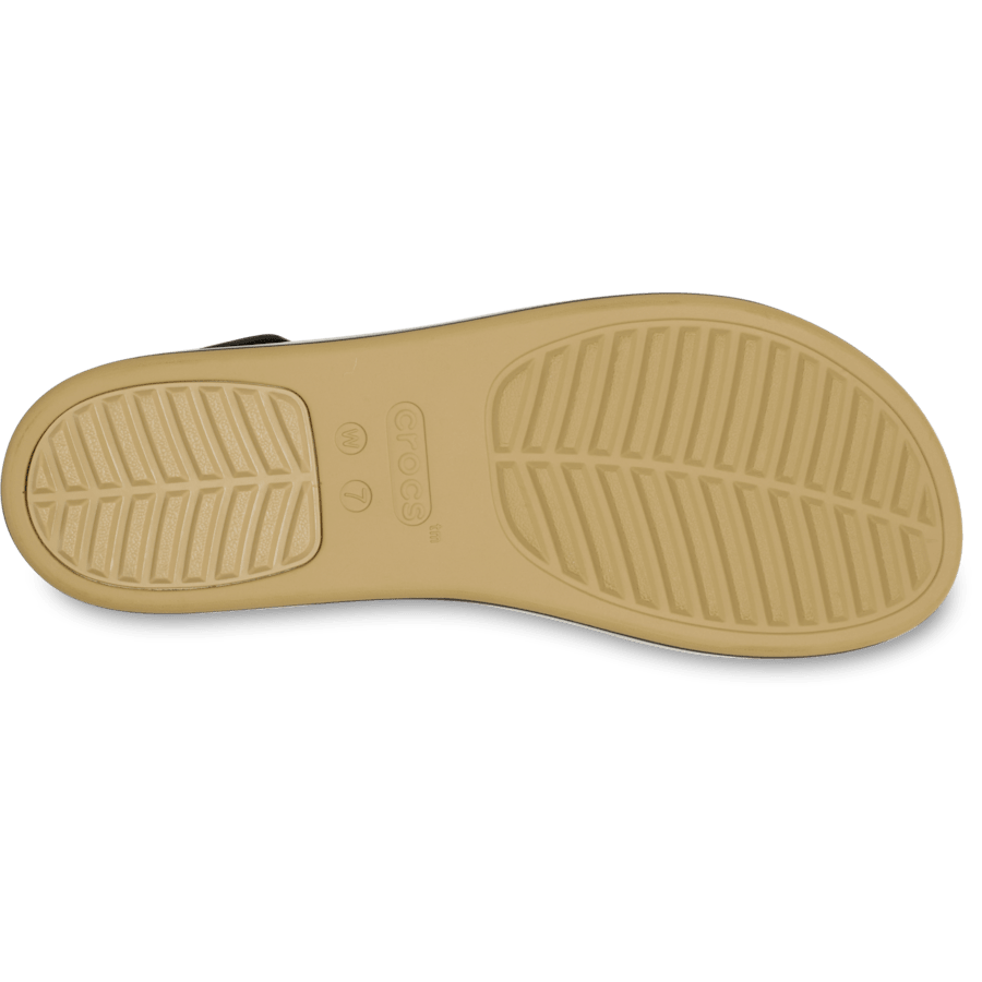 Colour Brooklyn Low Wedge Matte Wrap Sandal - Bottom - Crocs