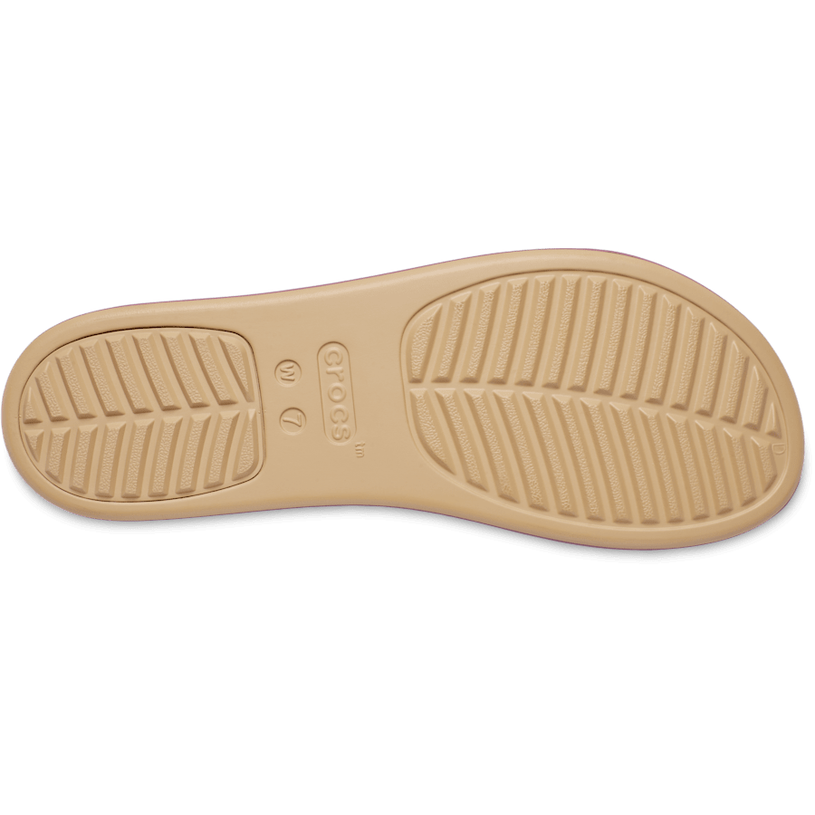Colour Brooklyn Low Wedge Matte Wrap Sandal - Bottom - Crocs