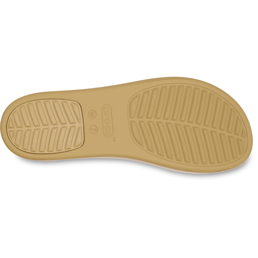Colour Brooklyn Low Wedge Matte Wrap Sandal - Bottom - Crocs