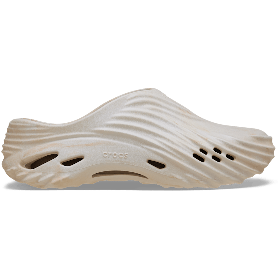 Bone / Multi Echo Marbled Wave - Side - Crocs