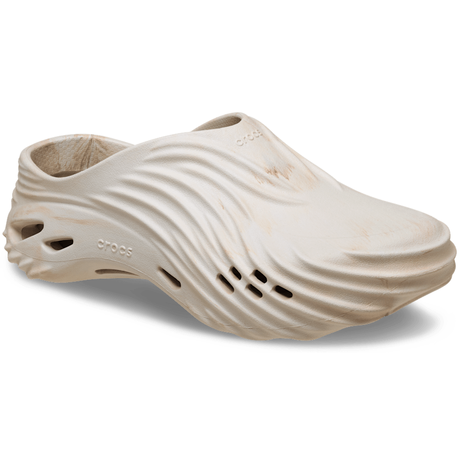 Bone / Multi Echo Marbled Wave - Angle - Crocs