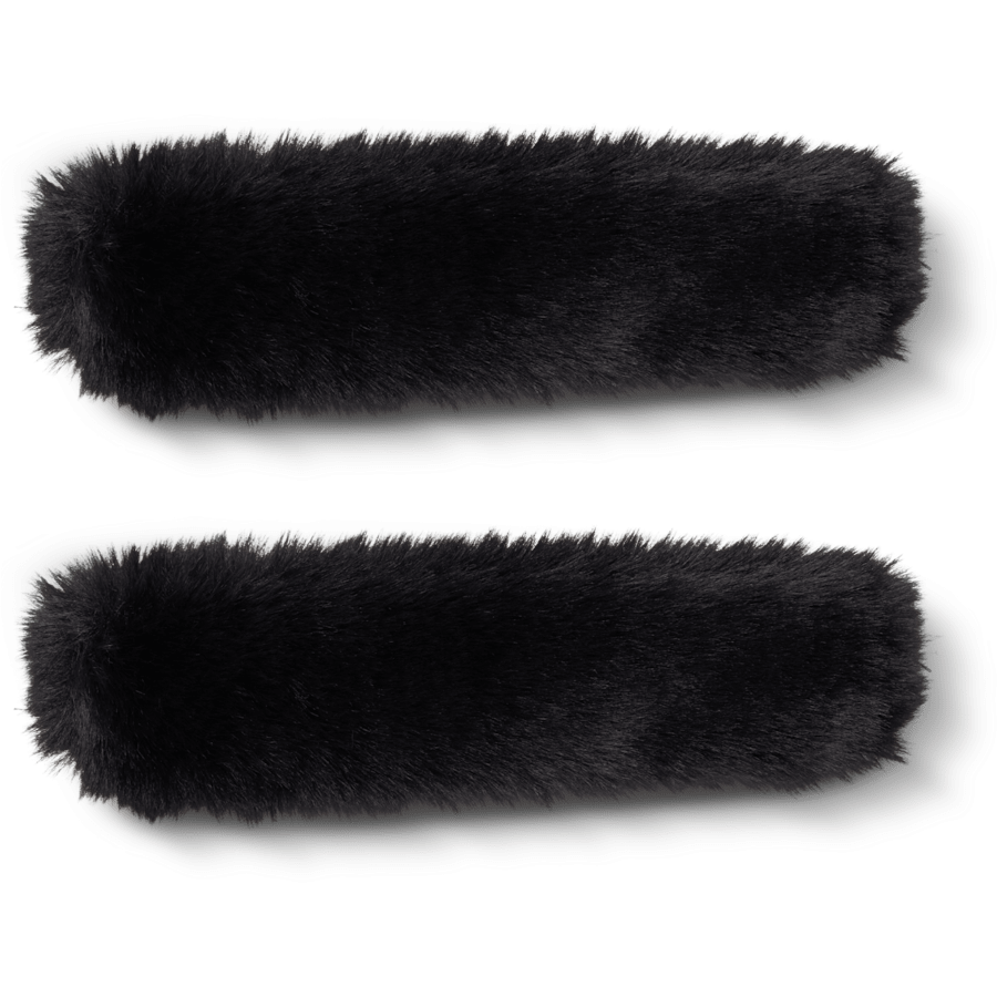 Faux Fur Back Strap Scrunchie Btc - Custom Angle - Jibbitz Charms