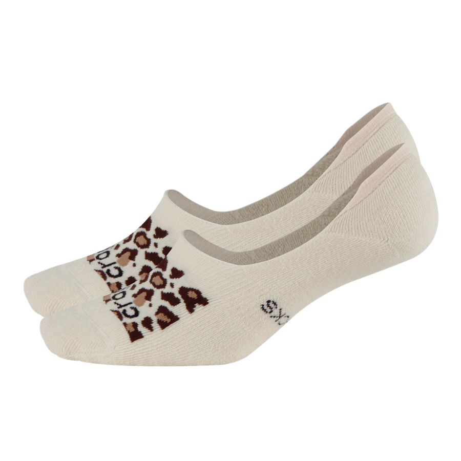 Cheetah CrocsSocks Cheetah Hidden Liner 3PK - Side - Crocs