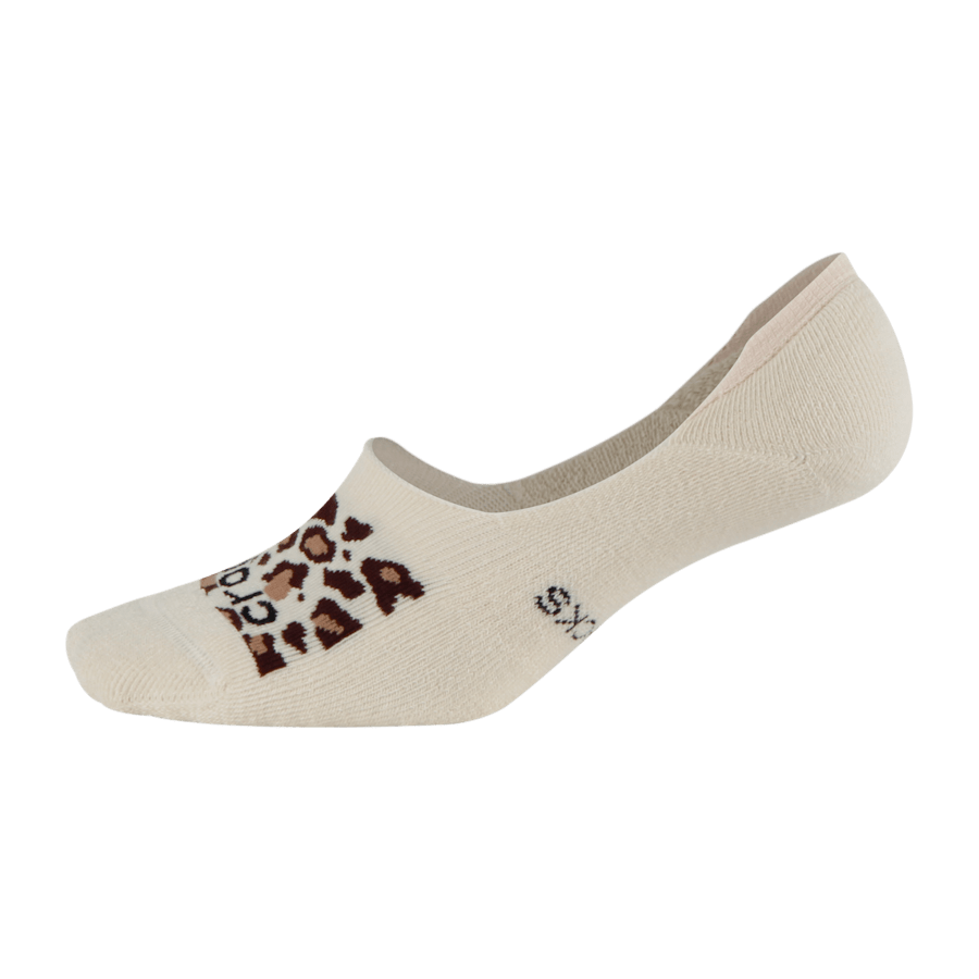 Cheetah CrocsSocks Cheetah Hidden Liner 3PK - Front - Crocs
