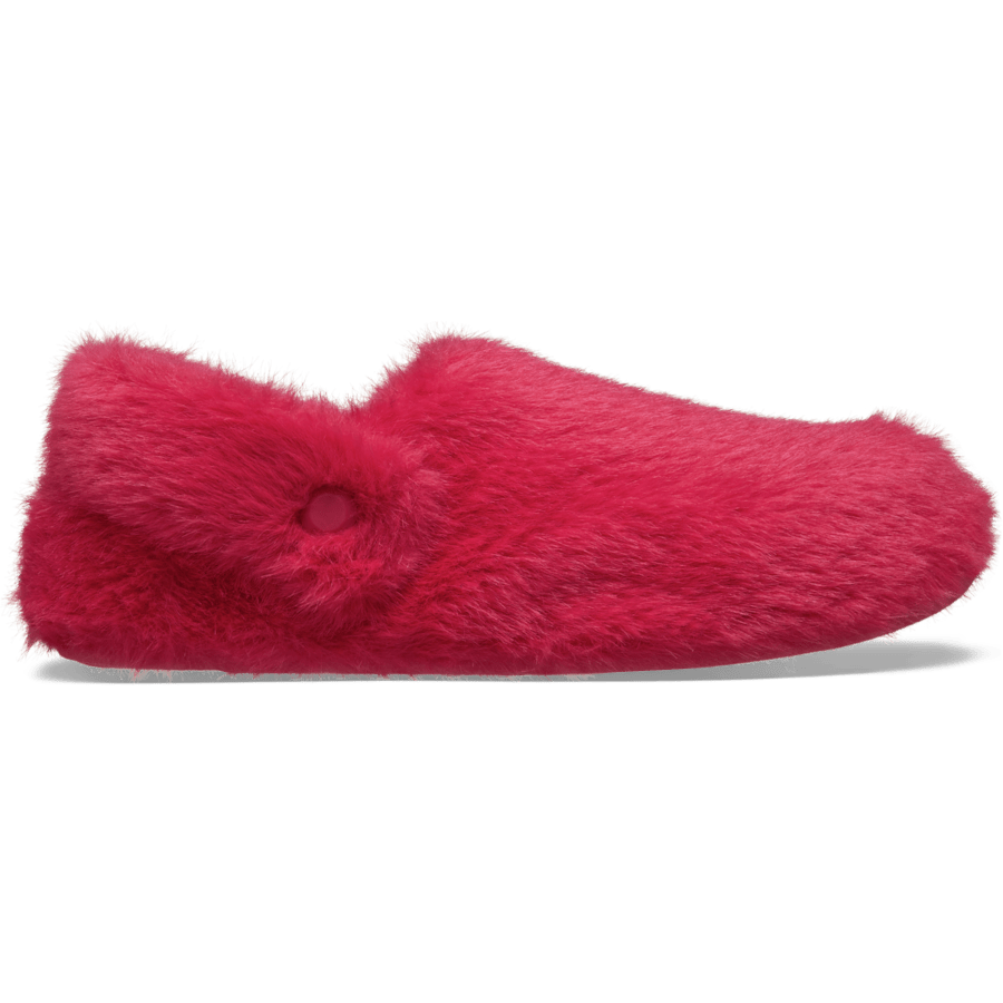 Digital Raspberry Classic Cozzzy Luxe Slipper - Side - Crocs